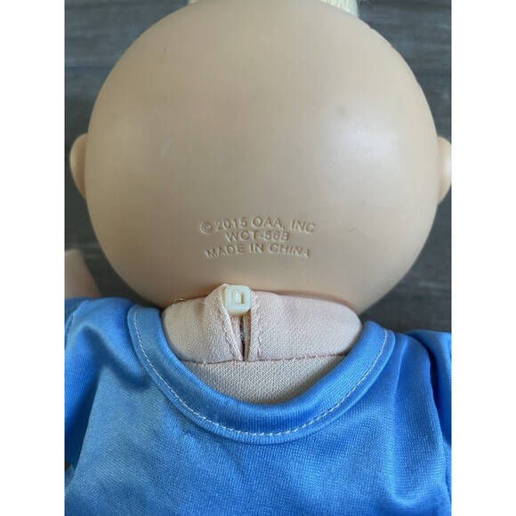 1982 cabbage patch doll Hong Kong Green Eyes Blonde With Sister 2015 EUC - Picture 12 of 14